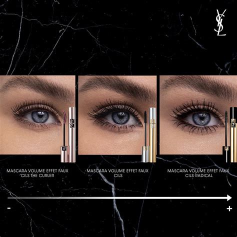 volume effet faux cils mascara van yves saint laurent|ysl false lash effect mascara.